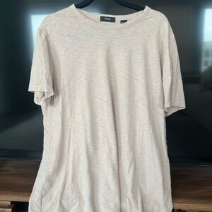 Theory Men's Peachy Tan/Beige Short Sleeve Tee